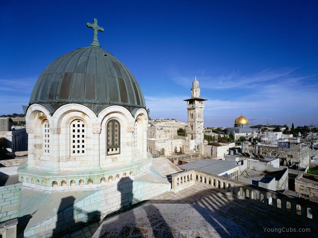 Rooftop View of Old City, Jerusalem